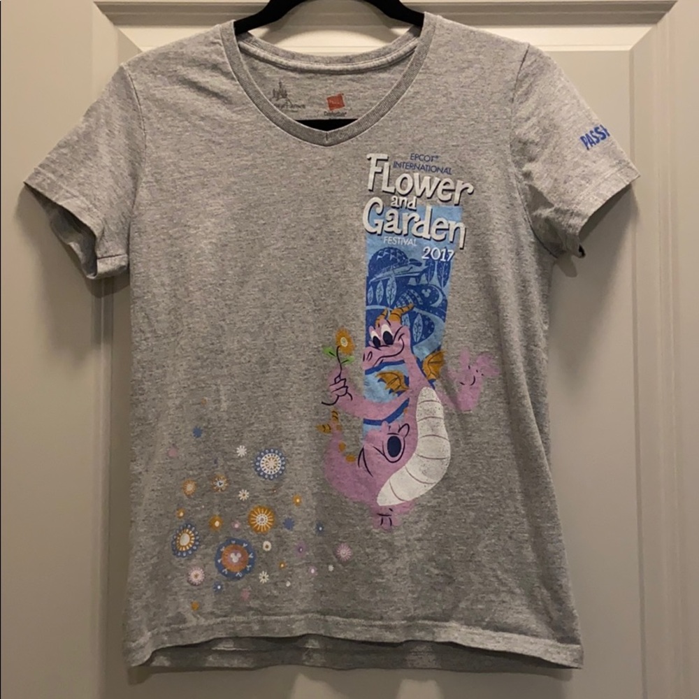 Disney Figment Flower&Garden Passholder Shirt ‘17
